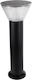GloboStar VEGGIE Ηλιακό Φωτιστικό Δαπέδου Κολωνάκι 10W 330lm Ψυχρό Λευκό 6000K με Αισθητήρα Κίνησης και Φωτοκύτταρο IP65 23x23x60εκ.