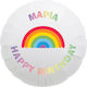 Balloon Foil Rainbow Multicolour 43cm