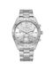 Claude Bernard Classic Watch Chronograph Battery with Silver Metal Bracelet