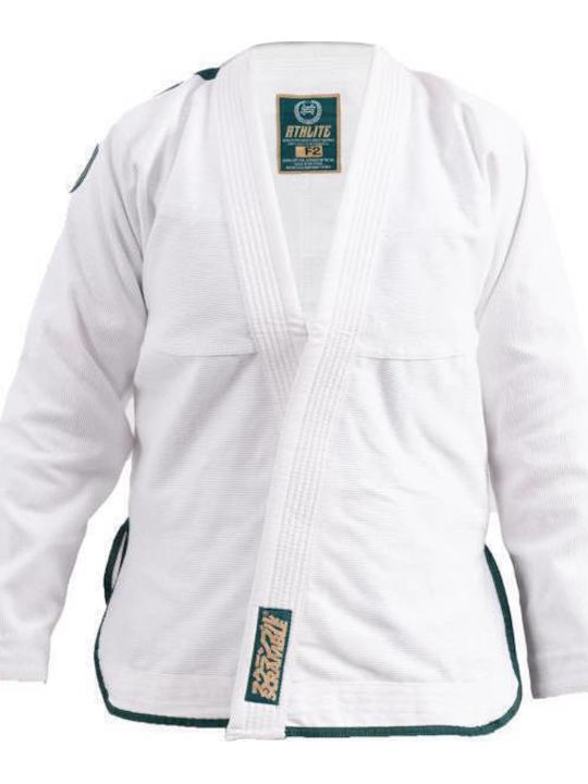 Scramble Ανδρική Ζακέτα Brazilian Jiu Jitsu Λευκή