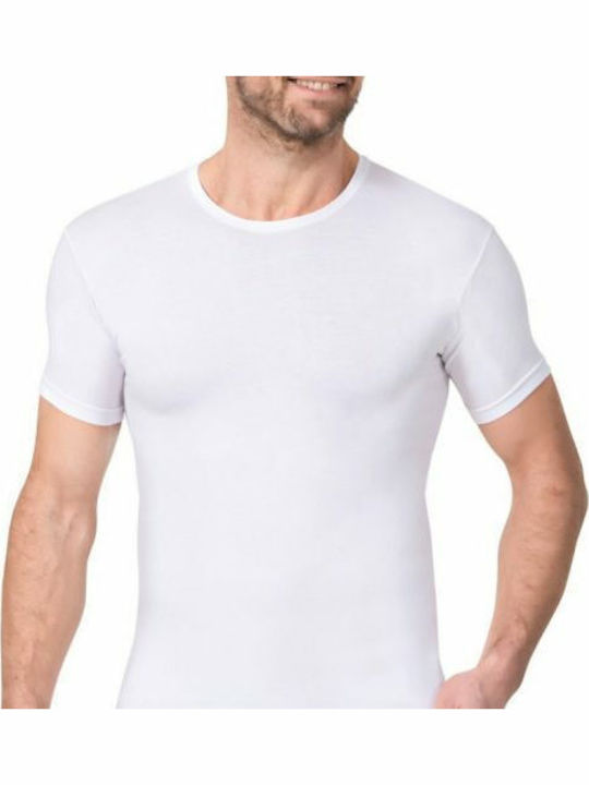 Men's Short Sleeve Undershirt White