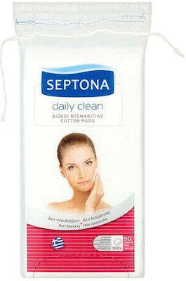 Septona Daily Clean Δίσκοι Ντεμακιγιάζ 50τμχ