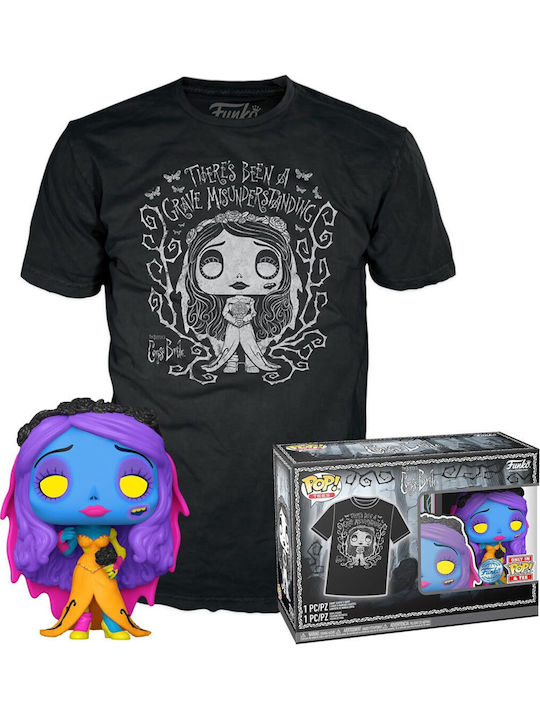 Funko Pop! Tees Movies: Corpse Bride - Emily (Black Light) (XL) (XL)