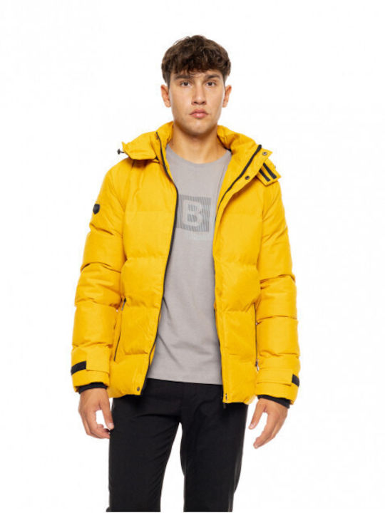 Biston Men's Winter Bomber Jacket Yellow