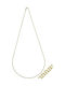 Senzio Belibasakis Two-tone Chain Neck made of Gold 14K Length 60cm