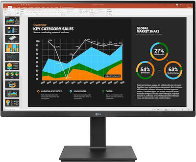 LG 27BQ75QB-B IPS Monitor 27" QHD 2560x1440 με Χρόνο Απόκρισης 5ms GTG