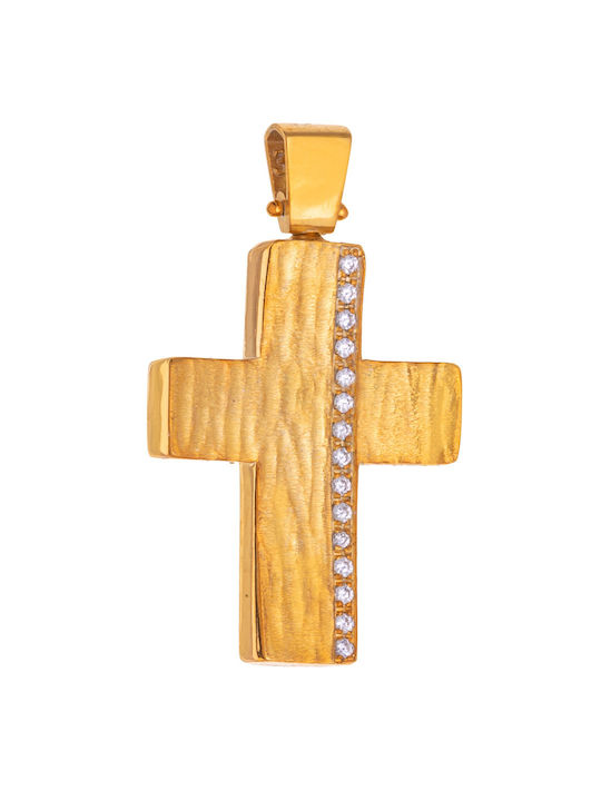 Senzio Belibasakis Women's Gold Cross 14K