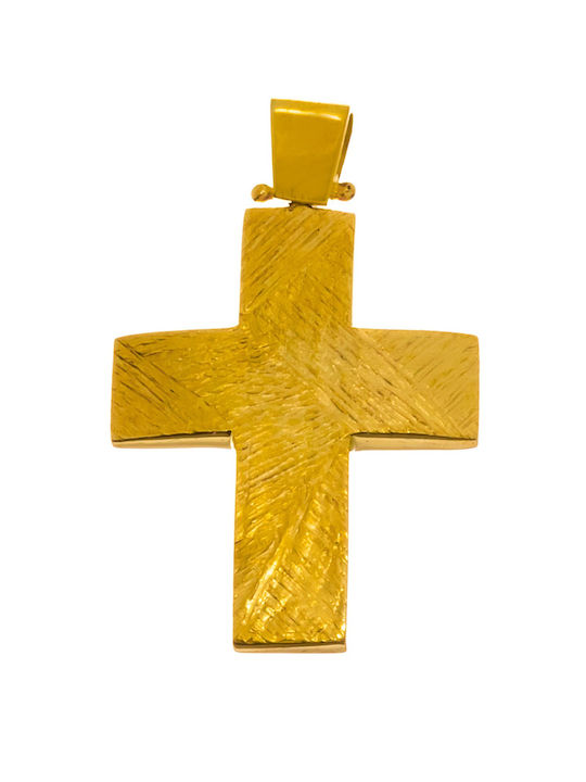 Senzio Belibasakis Men's Gold Cross 14K