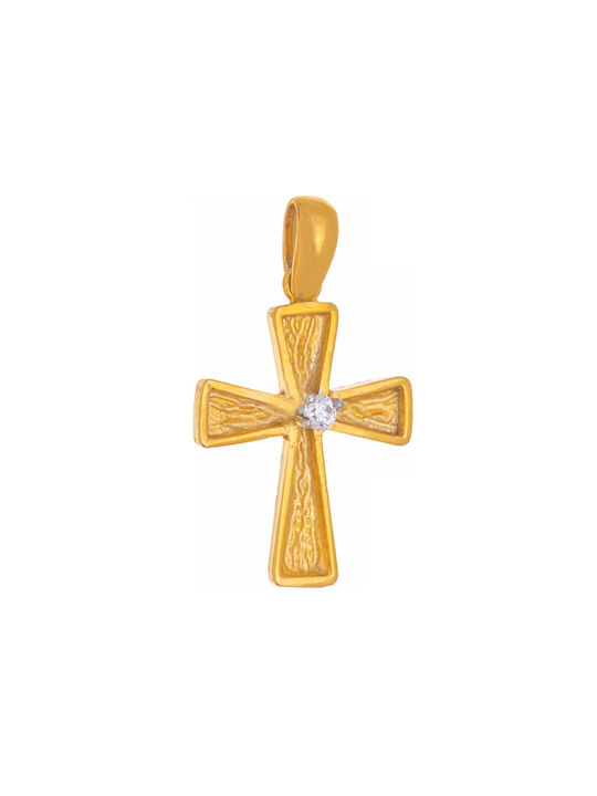 Senzio Belibasakis Damen Gold Kreuz 9K