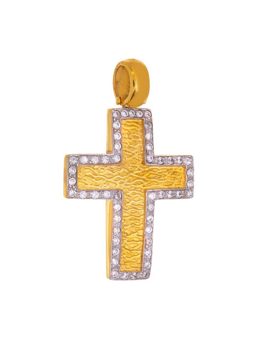 Senzio Belibasakis Women's Gold Cross 14K