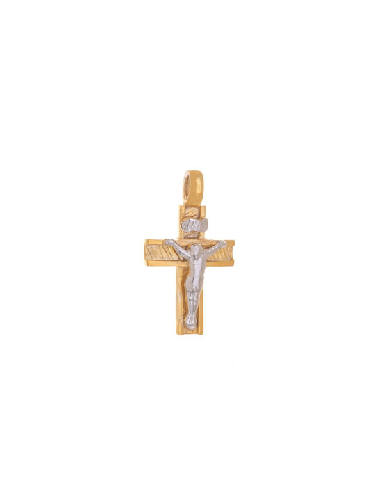 Senzio Belibasakis Herren Gold Kreuz 9K