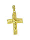 Metrongold Men's Gold Cross 14K