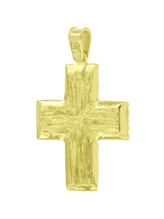 Metrongold Men's Gold Cross 14K