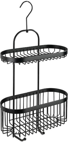 Wenko Classic Plus Montat pe perete Raft Baie Metal cu 2 Rafturi Albastră Wenko Classic Plus Montat pe perete Raft Baie Metal cu 2 Rafturi Albastră