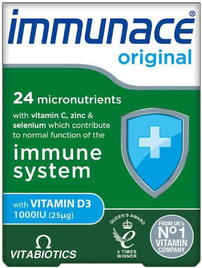 Vitabiotics Immunace Συμπλήρωμα για την Ενίσχυση του Ανοσοποιητικού 30 κάψουλες
