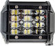 Kamar Τετράγωνος Προβολέας Αυτοκινήτου LED 12 / 24V 13W με Λευκό Φωτισμό 1τμχ