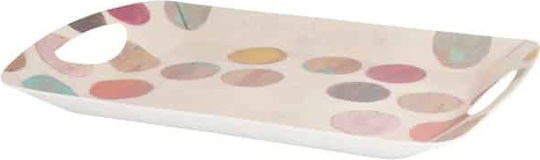 Retro Rectangular Serving Tray with Handles 96939 1pcs