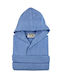 Astron Italy Kids Hooded Bathrobe Blue