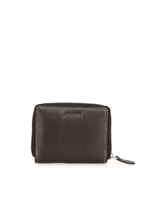 Armonto Small Leather Women's Wallet Black