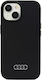 Audi Back Cover Σιλικόνης Μαύρο (iPhone 15 Plus)