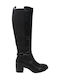 Super Mode Women's Boots with Zipper Black