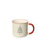 Kaemingk Weihnachtliche Becher Porzellan White Weihnachtlich Becher Porzellan White L12xB9xD8.2cm.