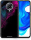 Smartfits Watercolor Pink Black Back Cover Ροζ (Poco F2 Pro)