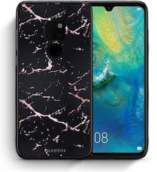 Smartfits Marble Black Rosegold Черен (Huawei Mate 20)