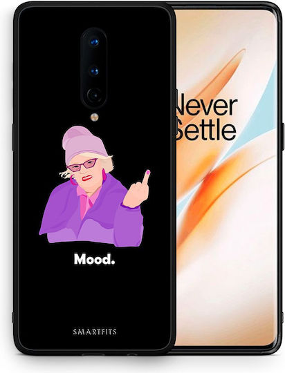 Smartfits Grandma Mood Black Back Cover Μαύρο (OnePlus 8)