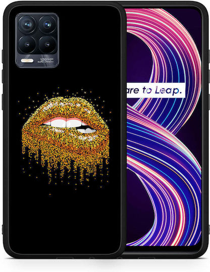 Smartfits Valentine Golden Back Cover Gold (OnePlus 8 ProRealme 8/8 Pro)