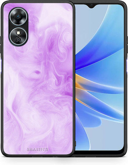 Smartfits Watercolor Lavender Back Cover Purple (Oppo A17) 8427118199123_46685632725331