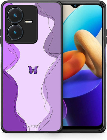Smartfits Purple Mariposa Back Cover Violet (Vivo Y22 - Vivo) 7634926338203_43313250566299