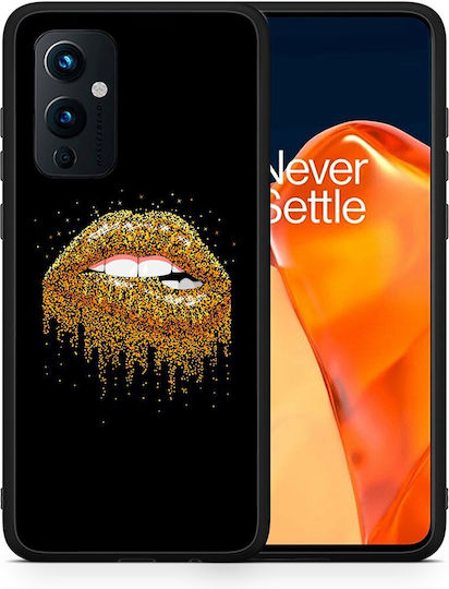 Smartfits Valentine Golden Umschlag Rückseite Gold (OnePlus 9)