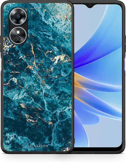 Smartfits Marble Blue Задна корица Син (Oppo A17) 8427103289683_46685616701779