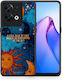Smartfits Screaming Sky Back Cover Albastru deschis (Oppo Reno8)