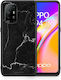 Smartfits Marble Black Back Cover Μαύρο (Oppo A94)
