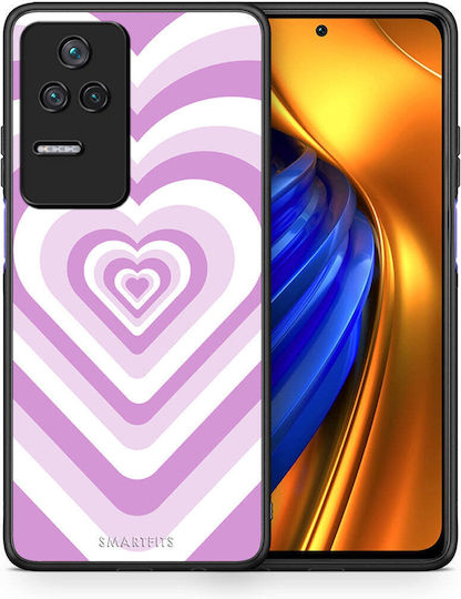 Smartfits Lilac Hearts Back Cover Lila (Poco F4 5G)
