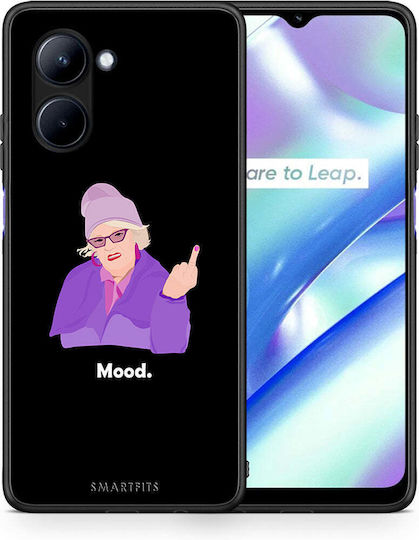 Smartfits Grandma Mood Black Back Cover Μαύρο (Realme C33)