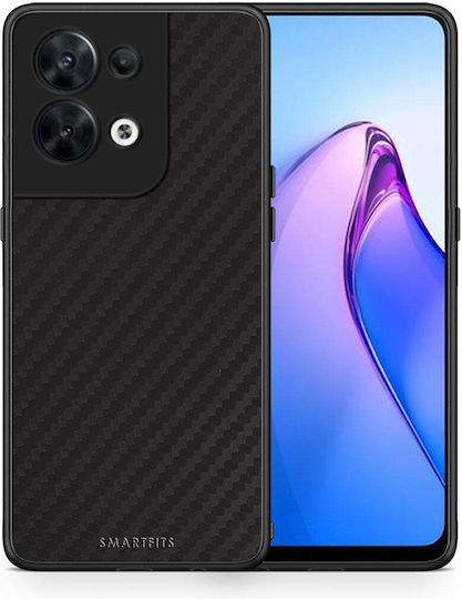 Smartfits Carbon Black Back Cover Black (Oppo Reno8)