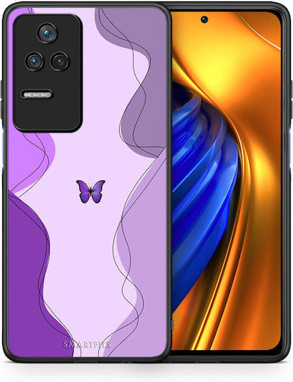 Smartfits Purple Mariposa Umschlag Rückseite Lila (Poco F4 5G) 7634925519003_43313247846555