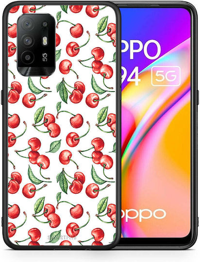 Smartfits Cherry Summer Back Cover Μπορντό (Oppo A94)