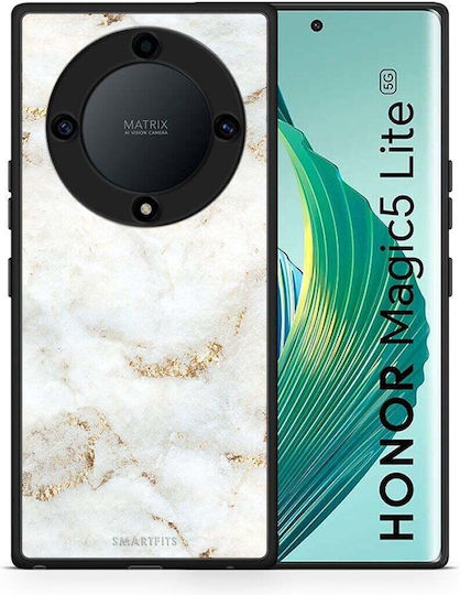 Smartfits White Gold Marble Back Cover Λευκό (Honor Magic5 Lite)