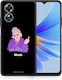 Smartfits Grandma Mood Black Umschlag Rückseite Schwarz (Oppo A17) 8427106959699_46685620339027