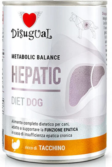 Disugual Wet Food Dogs in Cans Diet with Turkey Diet 400gr