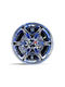 The Source Wanduhr Blau Ø27cm