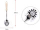 ForHome Tief Servierlöffel Nudeln Sieb Metallisch Weiß 6cm