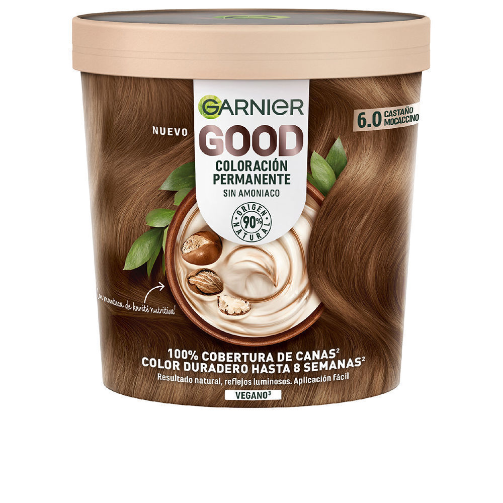 Garnier Good Vopsea de Păr fără amoniac 6.0 mocaccino cu castane