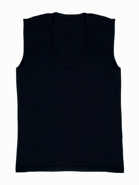 Herren Unterhemden in Schwarz Farbe 1Packung