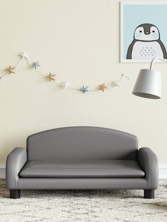 Kids Sofa Gray 70x45x30cm