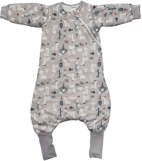 Tender Winter Baby Sleeping Bag with Detachable Sleeves Gray